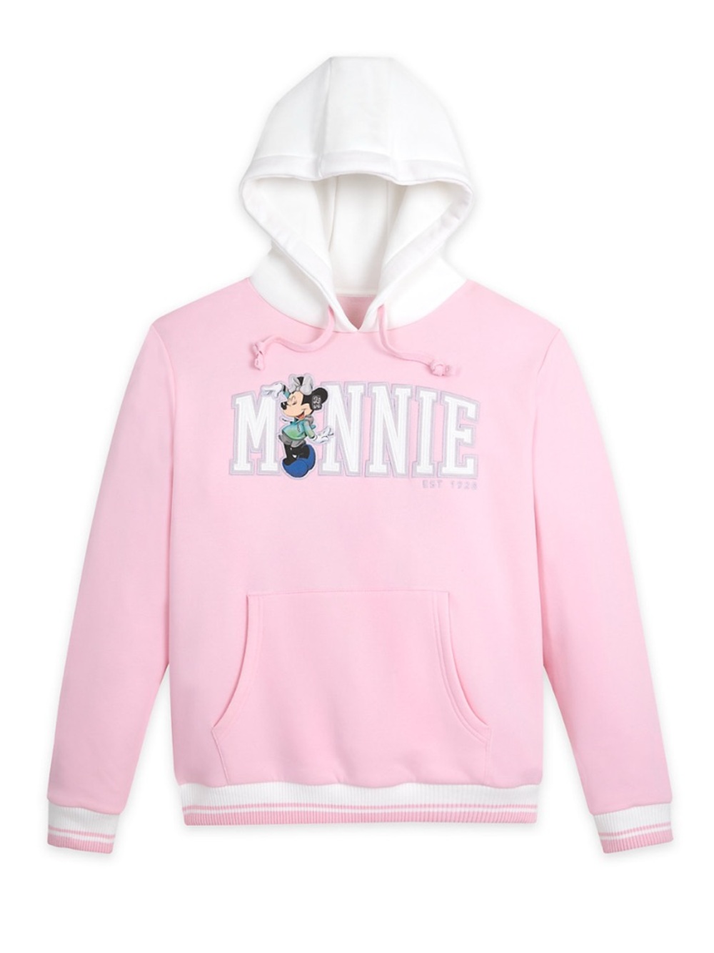 Disney Minnie Mouse Pink Hoodie with White Hood